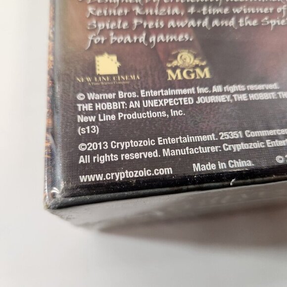 Hobbit Desolation of Smaug Board Game Cryptozoic Entertainment New Sealed 2013 - Picture 8 of 8